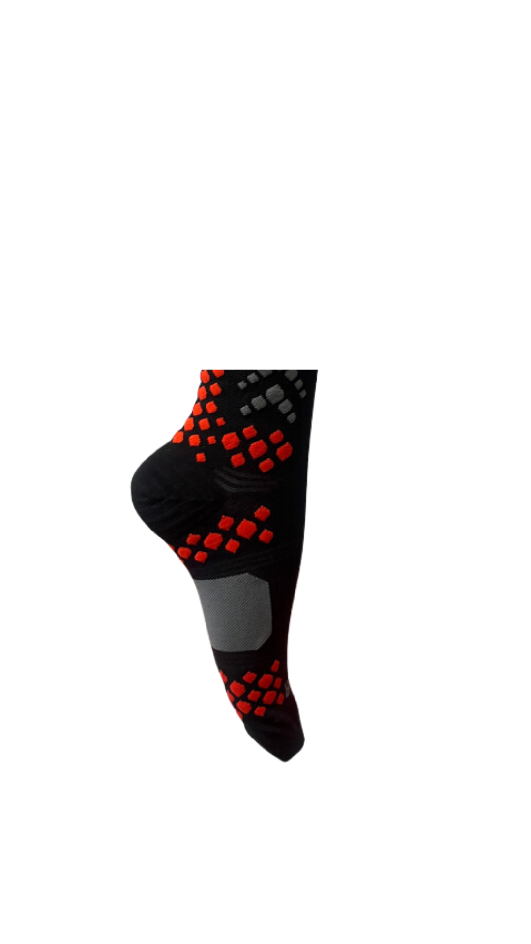 CALCETINES VO 2 MAX NEGRO ROJO 3 / 4