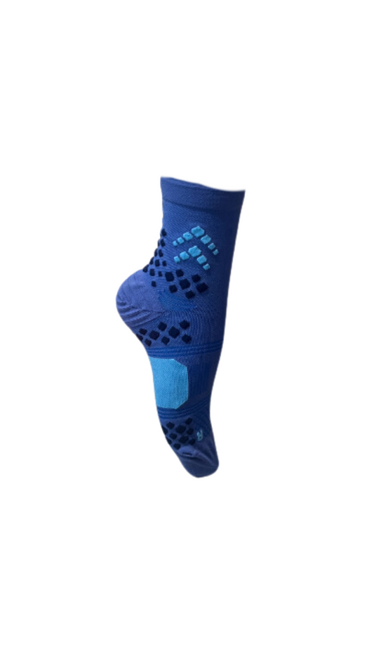 VO2 MAX CALCETINES  AZULES CON CELESTE 3 / 4