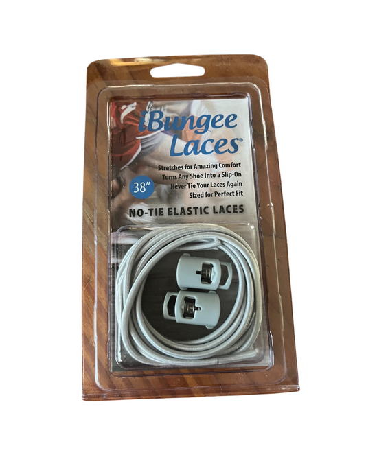 CORDONES SPEED LACES IBUNGEE LACES 38" GRISES