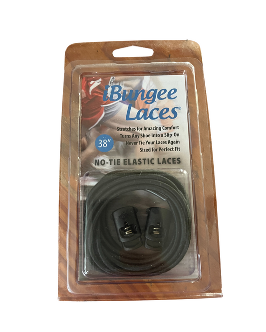 CORDONES IBUNGEE LACES 38"  NEGROS