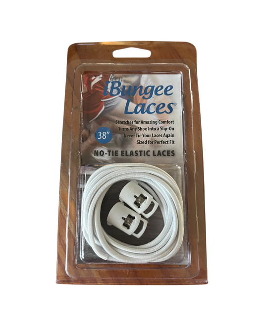 CORDONES SPEED LACES IBUNGEE LACES 38" COLOR BLANCO