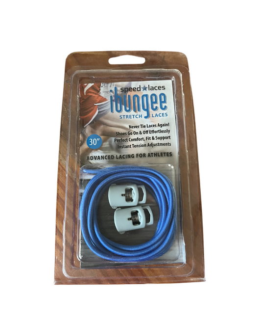 CORDONES SPEED LACES IBUNGEE STRECH LACES 30" AZUL